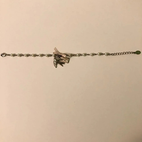 Lot of 2 Bracelets with Charms Leaves Birds Nature Style - Picture 6 of 16